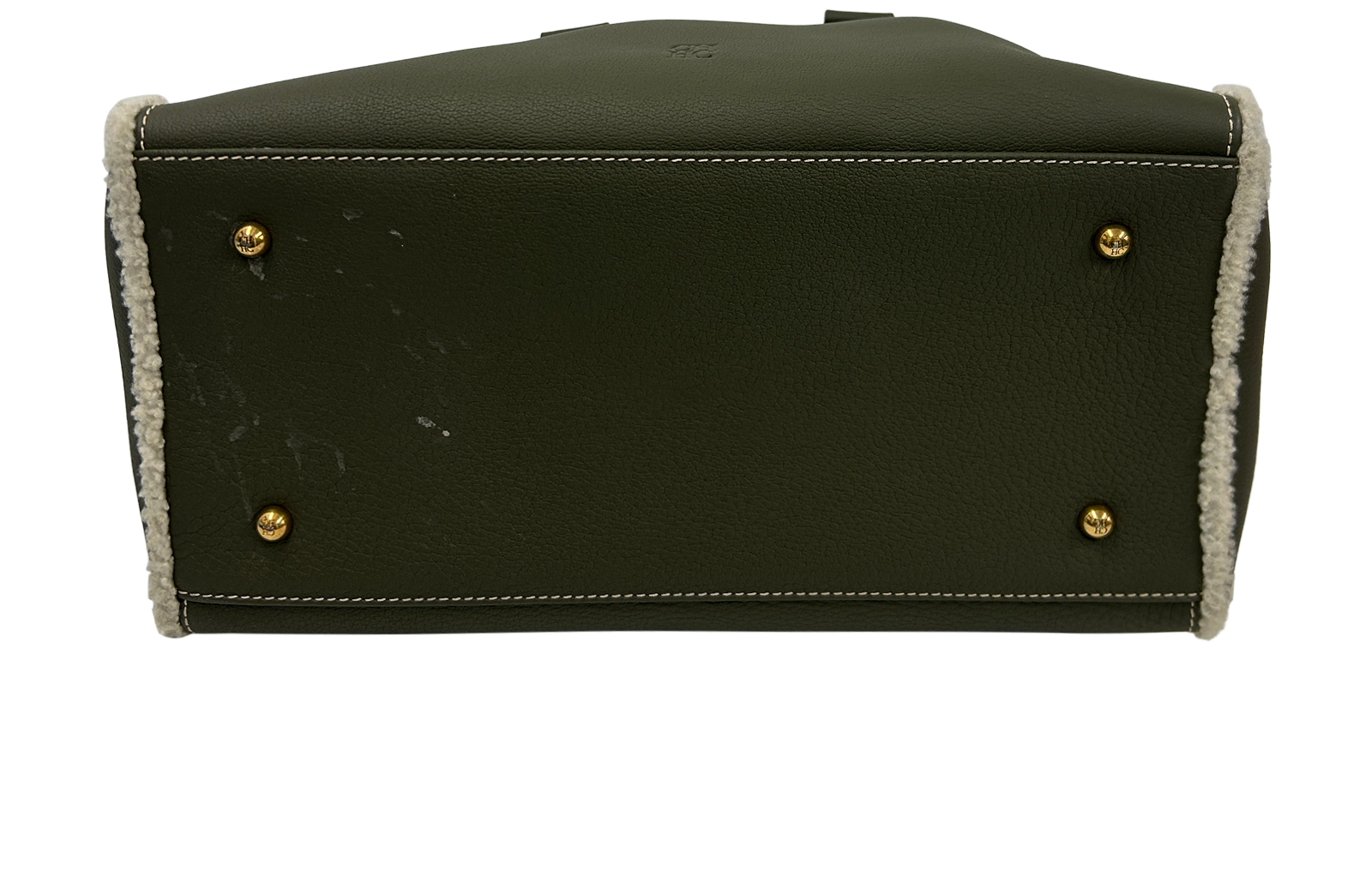 Bolso Cuadrado, 480&euro;, Bolso, Verde, Animal - Piel, Vista superior